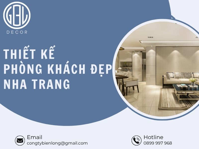  Thiết kế phòng khách đẹp Nha Trang 